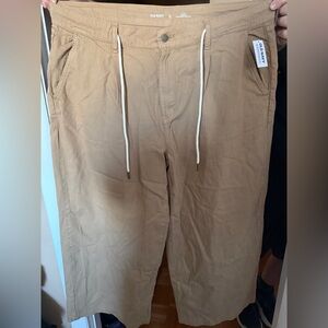 Old Navy Drapey Drawcord Wide Leg Pants- NWT- PETITE LENGTH